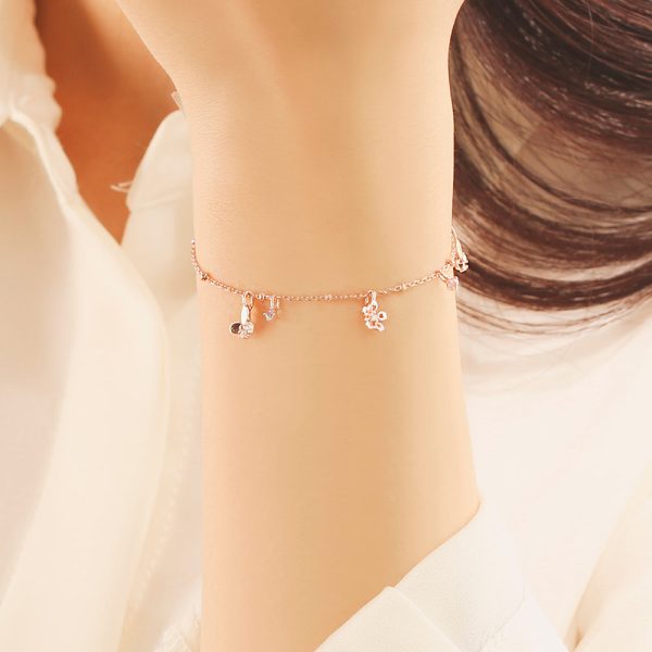 OST - Spring Flower Rose Gold Bracelet Online Hot Sale