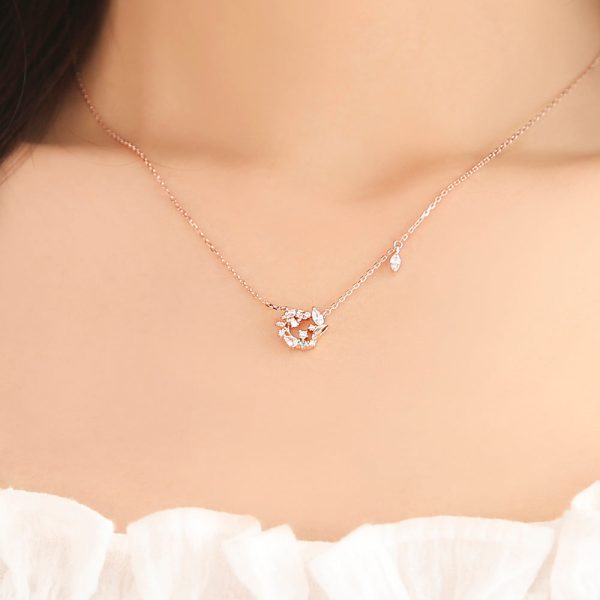 OST - May Emerald Lilac Birth Flower Necklace Online - Image 3