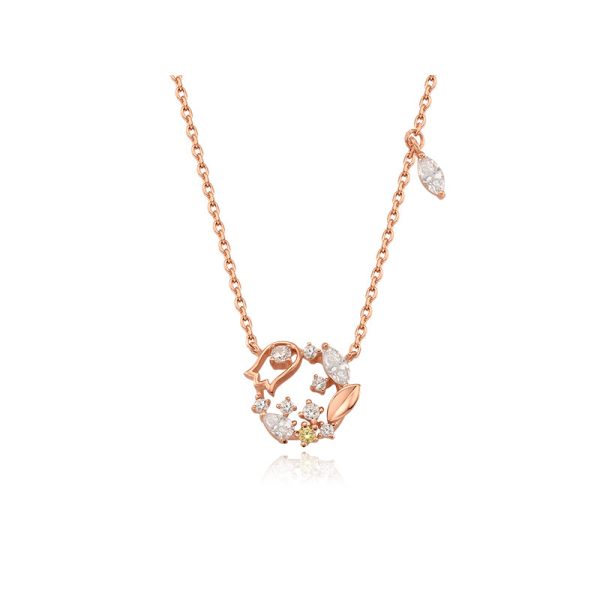 OST - November Birthstone Citrine Lantern Flower Birth Flower Necklace Cheap - Image 2