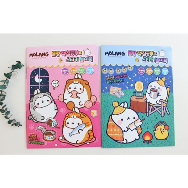 Molang - Coloring & Sticker Book Hot on Sale - Image 2