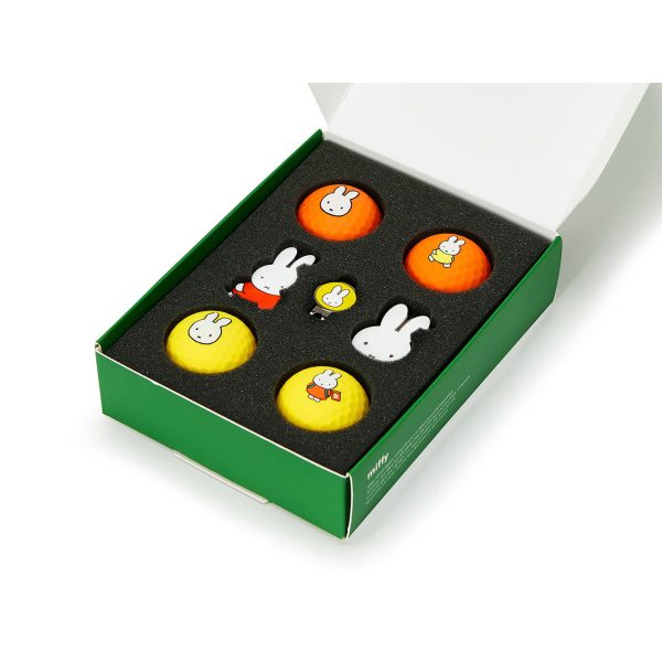Kakao Friends - Miffy Golf Ball & Ball Marker Set For Sale