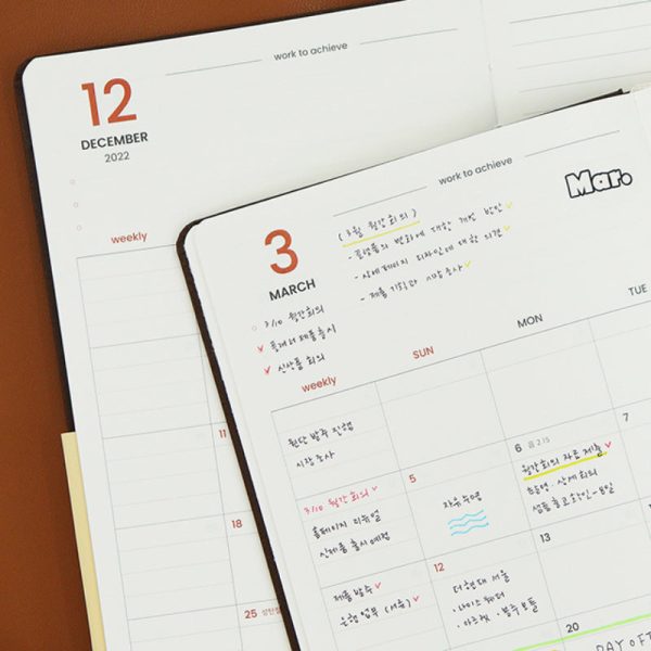 INDIGO - 2023 Workroom Monthly Diary A5 Supply - Image 4