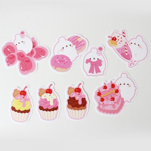 Molang - Sweet Party Deco Sticker Pack on Sale