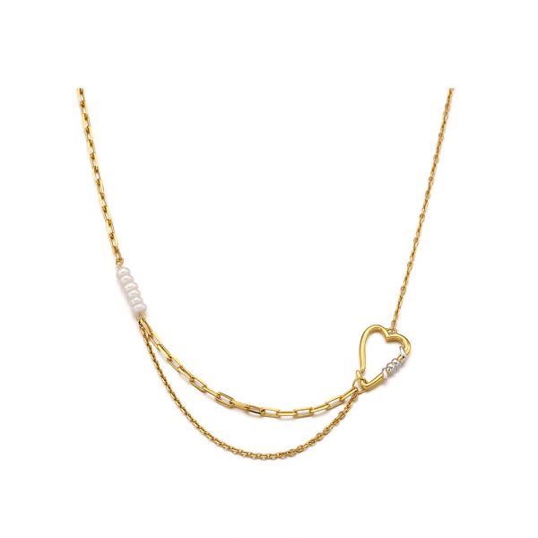 Bloom x Dewy desert - Love Letter Silver Necklace For Discount - Image 2