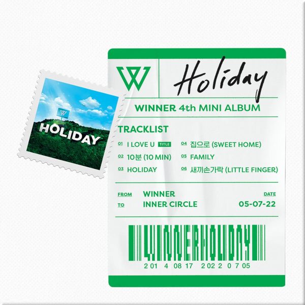 WINNER - HOLIDAY : Mini Album Vol. 4 (KiT Album) Online Hot Sale
