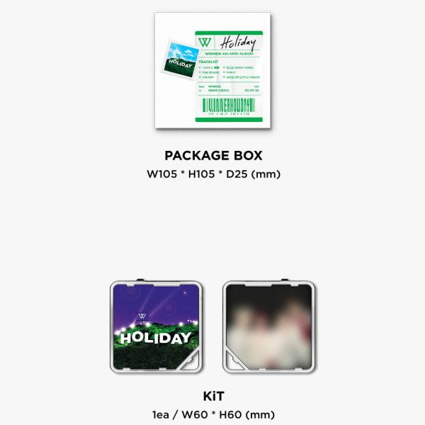 WINNER - HOLIDAY : Mini Album Vol. 4 (KiT Album) Online Hot Sale - Image 2