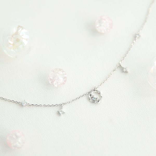 OST - Summer Blue Star Silver Bracelet Online now - Image 3
