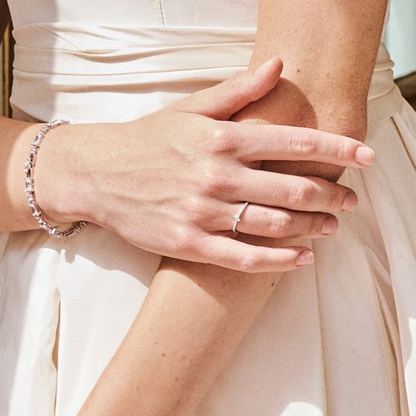 OST - Mini White Stone Ring Supply - Image 2