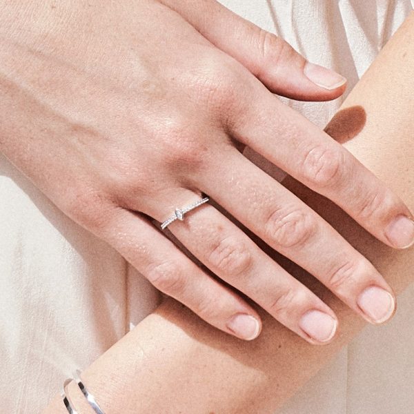 OST - Mini White Stone Ring Supply - Image 3