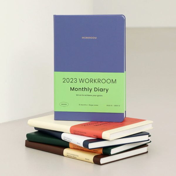 INDIGO - 2023 Workroom Monthly Diary A5 Supply