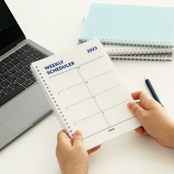 Indigo - 2023 A5 Weekly Scheduler Planner Cheap - Image 3