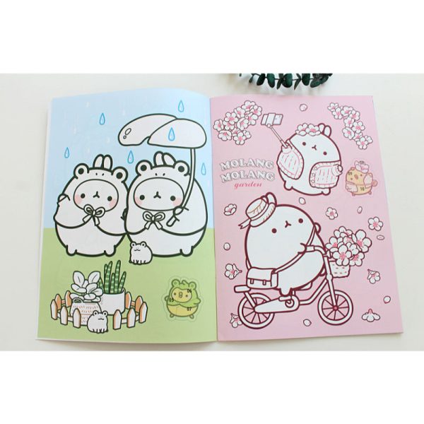 Molang - Coloring & Sticker Book Hot on Sale - Image 4