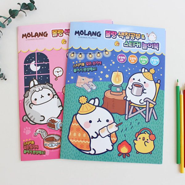 Molang - Coloring & Sticker Book Hot on Sale