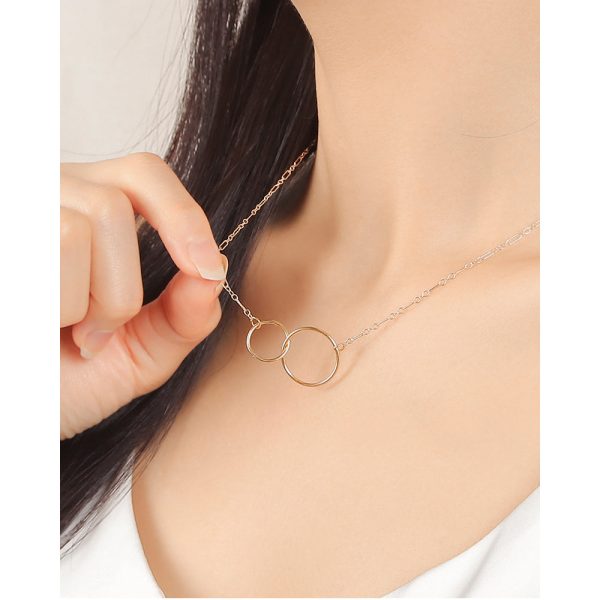 CLUE - 14K Gold Filled Bright Wish Simple Line Necklace For Cheap - Image 3