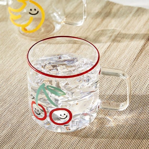 Korean Picnic Day - Heat Resistant Glass Mug Online Sale - Image 4