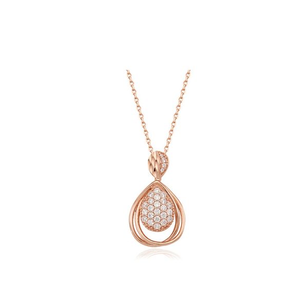 CLUE - Luxury Oval Stone Silver Necklace For Cheap
