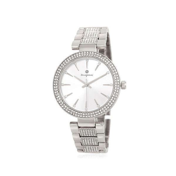 OST - Simple Cubic Round Women s Metal Watch For Discount - Image 2