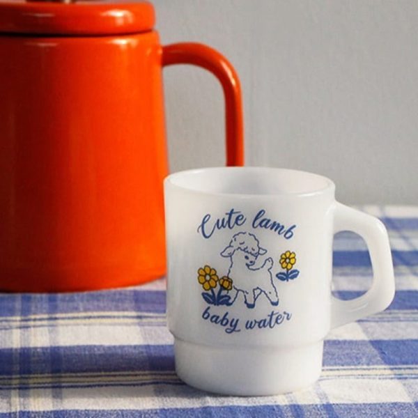 1537 - Milk Glass Cup Online - Image 4