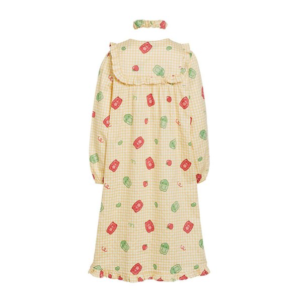 Kakao Friends - Ryan & Choonsik Jelly Ruffles Dress Pajamas Set For Discount - Image 2