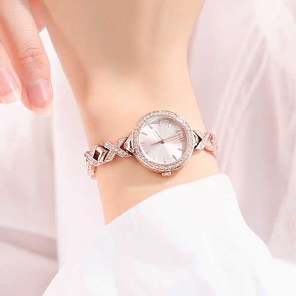 OST - Bling Cubic Women s Metal Watch Fashion - Image 4