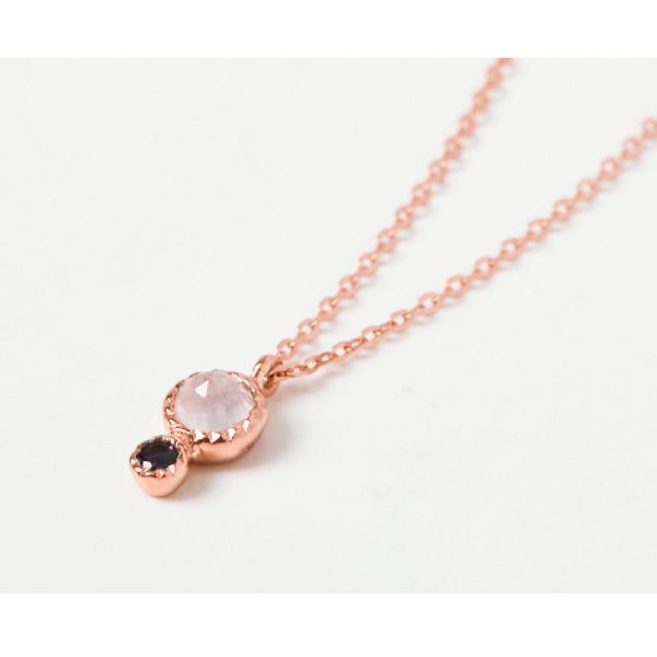 CLUE - Wish Spell Moonstone Natural Stone Silver Necklace Cheap - Image 2