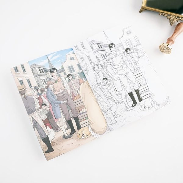A Painter Behind The Curtain x MOFUN - Coloring Book Supply - Image 2