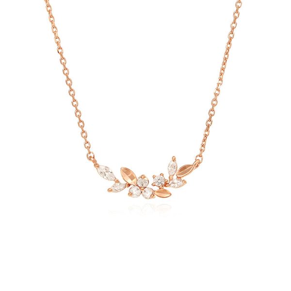 OST - Spring Flower & Leaves Necklace Online Hot Sale - Image 2