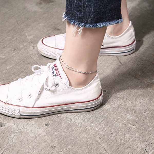 OST - Wavy Chain Ring Anklet For Cheap - Image 3