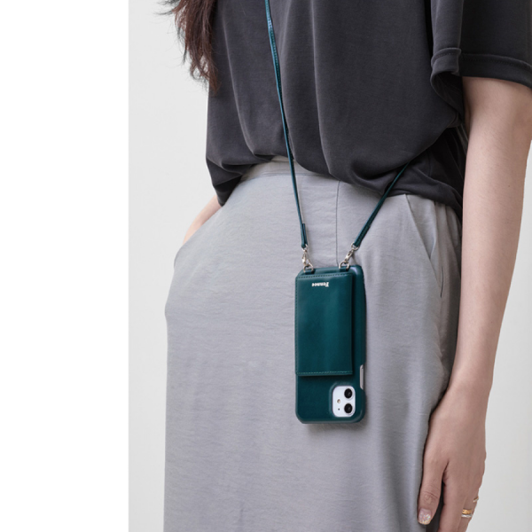 Fennec - Strap Pocket Leather Phone Case Hot on Sale