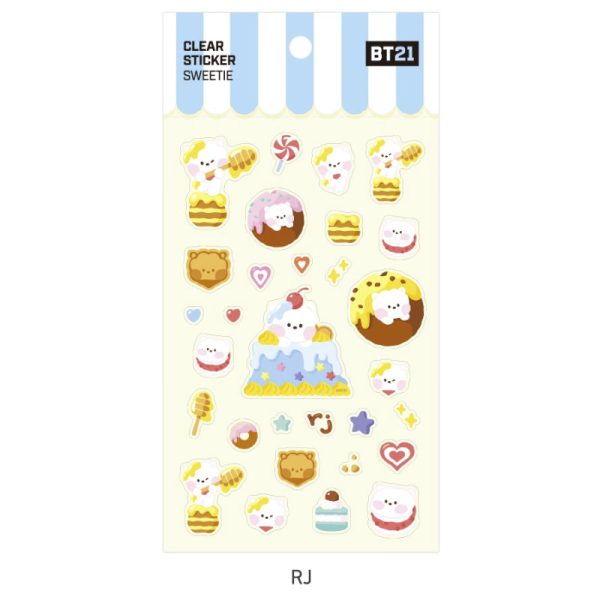 Monopoly x BT21 - Clear Sticker - Sweetie Sale - Image 4