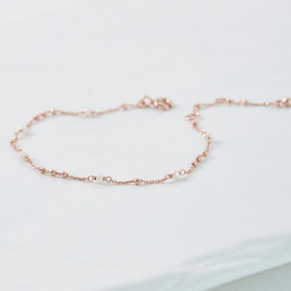 CLUE - Wish Spell Natural Stone Freshwater Pearl Silver Bracelet Sale - Image 2