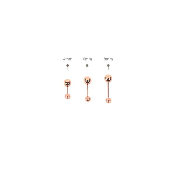 CLUE - 5mm Ball 10K 14K Gold Ear Pierce Supply - Image 4