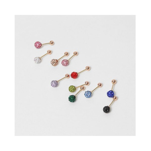 CLUE - 4mm Mirror Ball 14K White Gold Ear Pierce (Birthstone) Online Sale